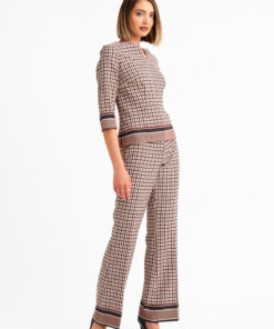 Παντελόνι σε κρεπ ελαστικό με ελαφριά Καμπάνα BELLA P