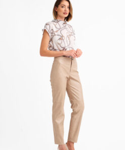 Παντελόνι από ελαστική δερματίνη BELLA P