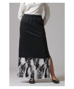 Φούστα Printed with Double-Layered Fabric Two and A Half